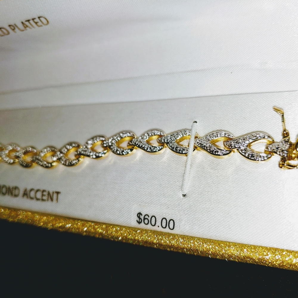 18 k plated Bracelet.